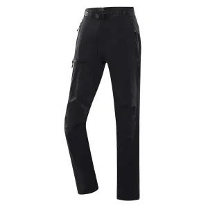 ALPINE PRO Span Černá Pánské Softshellové Kalhoty 52-LN