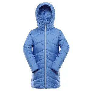 ALPINE PRO Tabaelo Modrá Dětský Zimní Kabát 152-158