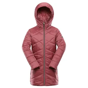 ALPINE PRO Tabaelo Růžová Dětský Zimní Kabát 152-158