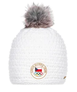 ALPINE PRO Chibi Bílá Zimní čepice z olympijské kolekce L