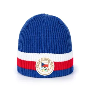 ALPINE PRO Raškovka 2 Modrá Pletená zimní čepice z olympijské kolekce M