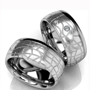 ALTAR ocelové snubní prsteny ALOC1076 #5950290