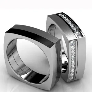 ALTAR ocelové snubní prsteny ALOC1083 #5950300