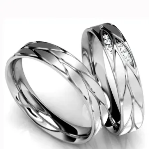 ALTAR ocelové snubní prsteny ALOC1087 #5950303