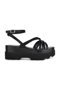 Sandály Altercore Dolo dámské, černá barva, na platformě #1995448