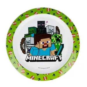 Plastový talíř Minecraft - 22 cm