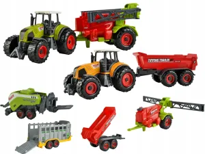ISO Sada farma s traktorem 2ks + stroje 4ks, 6136