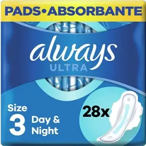 ALWAYS Ultra Night vel.3 Hygienické vložky s křidélky 28 ks