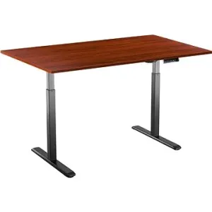 AlzaErgo Table ET2 černý + deska TTE-03 160x80cm lamino kaštan