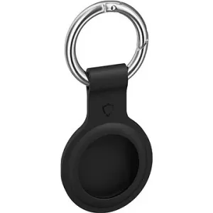 AlzaGuard Silicone Keychain pro Airtag černá