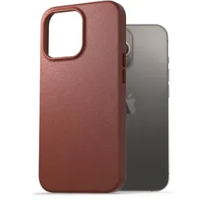 AlzaGuard Genuine Leather Case pro iPhone 13 Pro hnědé