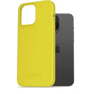 AlzaGuard Matte TPU Case pro iPhone 15 Pro Max žlutý