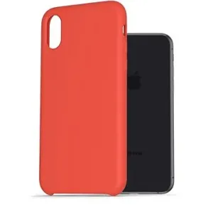 AlzaGuard Premium Liquid Silicone Case pro iPhone X / Xs červené