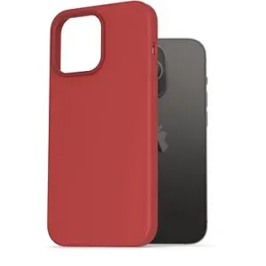 AlzaGuard Silicone Case Compatible with Magsafe pro iPhone 14 Pro Max červené