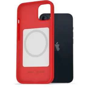 AlzaGuard Magsafe Silicone Case pro iPhone 13 červené