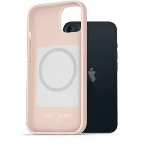 AlzaGuard Magsafe Silicone Case pro iPhone 13 růžové