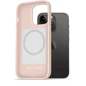 AlzaGuard Magsafe Silicone Case pro iPhone 14 Pro růžové