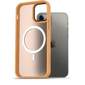 AlzaGuard Matte Case Compatible with MagSafe pro iPhone 12 / 12 Pro žlutý