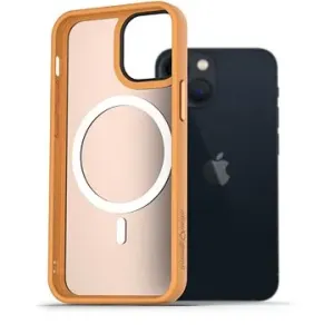 AlzaGuard Matte Case Compatible with MagSafe pro iPhone 13 Mini žlutý