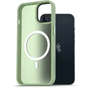 AlzaGuard Matte Case Compatible with MagSafe pro iPhone 13 zelený