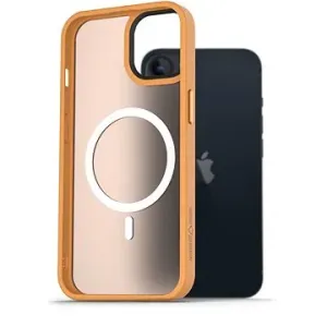 AlzaGuard Matte Case Compatible with MagSafe pro iPhone 13 žlutý
