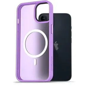 AlzaGuard Matte Case Compatible with MagSafe pro iPhone 14 světle fialový