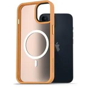 AlzaGuard Matte Case Compatible with MagSafe pro iPhone 14 žlutý