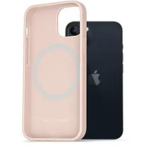 AlzaGuard Silicone Case Compatible with Magsafe pro iPhone 13 růžový
