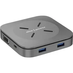 AlzaPower Metal USB-C Dock Cube 6in1 WF vesmírně šedá