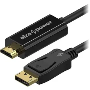AlzaPower Core DisplayPort (M) na HDMI (M) 4K 1.5m černý
