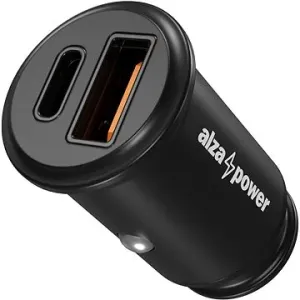 AlzaPower Car Charger C520 Fast Charge + Power Delivery 30W černá