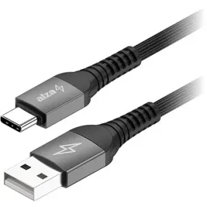 AlzaPower AluCore USB-A to USB-C 2.0 Ultra Durable 2m tmavě šedý