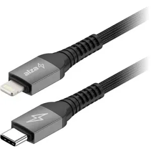 AlzaPower AluCore USB-C to Lightning (C94) Ultra Durable 1m tmavě šedý
