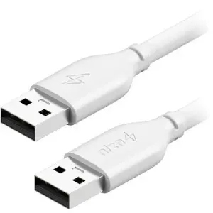 AlzaPower Core USB-A (M) to USB-A (M) 2.0, 0.5m bílý