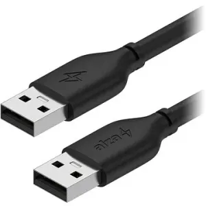 AlzaPower Core USB-A (M) to USB-A (M) 2.0, 0.5m černý