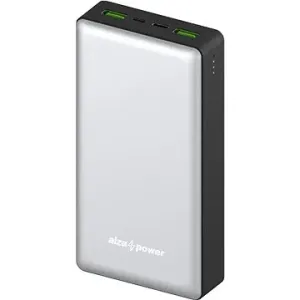 AlzaPower Ingot 20000mAh Quick Charge + PD3.0 stříbrná