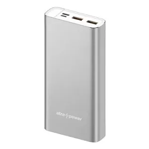 AlzaPower Metal 20000mAh Fast Charge + PD3.0 stříbrná