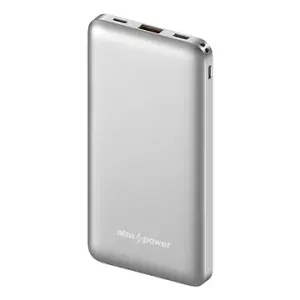 AlzaPower Thunder 10000mAh Fast Charge + PD3.0 stříbrná