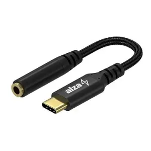 AlzaPower USB-C (M) to 3.5mm Jack (F) 0.1m černý