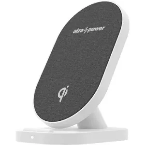AlzaPower WC110 Wireless Fast Charger bílá
