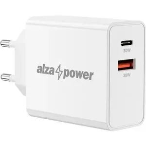 AlzaPower A130 Fast Charge 30W bílá