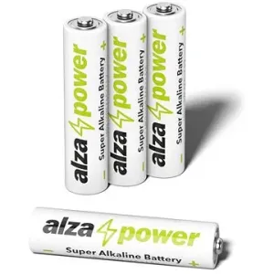 AlzaPower Super Alkaline LR03 (AAA) 4ks v eko-boxu