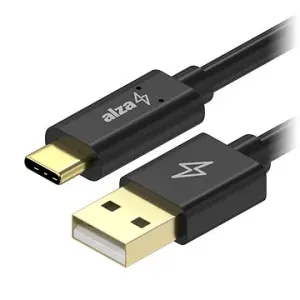 AlzaPower Core Charge USB-A to USB-C 2.0 0.1m černý
