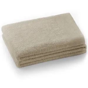 Bavlněný ručník AmeliaHome AMARI béžový, velikost 70x140