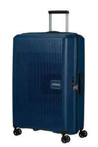 American Tourister Skořepinový cestovní kufr Aerostep L EXP 101,5/109 l - tmavě modrá