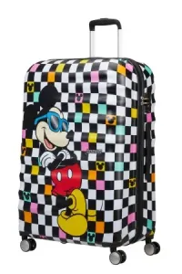 AT Dětský kufr Wavebreaker Disney Spinner 77/29 Mickey Check, 52 x 29 x 77 (85673/A080)