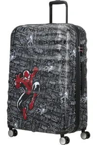 AT Dětský kufr Wavebreaker Disney Spinner 77/29 Spiderman Sketch, 52 x 29 x 77 (85687/A083)
