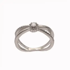 Stříbrný prsten 89325