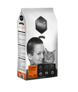 Amity premium cat SALMON/rice - granule pro dospělé kočky - 3x10kg