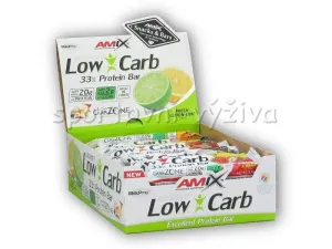 Amix 15x Low Carb 33% Protein Bar 60g - Lemon lime